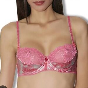 AUBADE La Meneuse de Revue Diamond Pink Balconette Bra